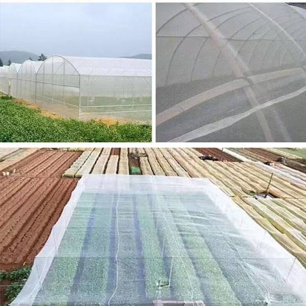 Insektsnät för jordbruksväxthus för frukt och grönsaker, insektsnätöverdrag för trädgårdsväxthus, 3x6m