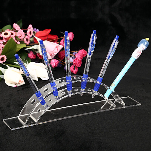 Sminkborste display Penna Organizer Rack Ställ Penna Shopping Hållare.