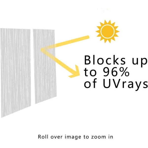 Statisk vinduesfilm - Frosted Blackout Film, elektrostatisk, selvklæbende, dekorativ film til køkken, soveværelse, badeværelsesvindue - Uregelmæssige striber