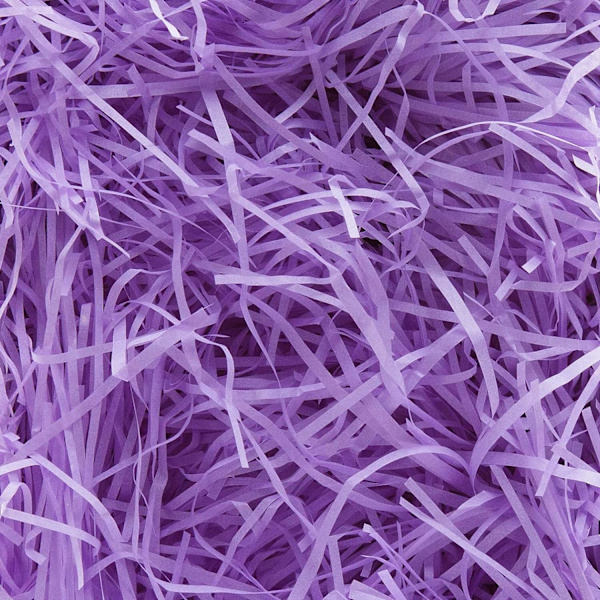 100g lilla raffia strimlet papir, gaveinnpakningskurver, innpakningsfyll, raffia strimlet papirservietter for festdekorasjonstilbehør