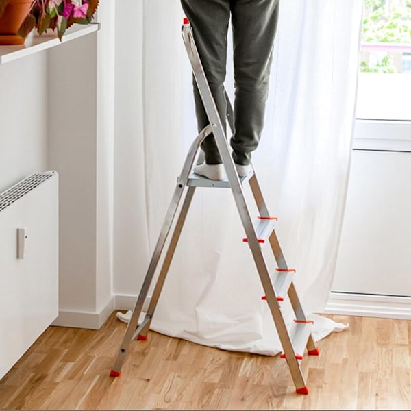 Set med 4 gummifötter för stegar - 50 x 20 mm - reservdel - halkfria skydd - Universellt skydd för hemmafixare