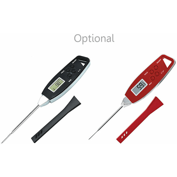 Vanntett matnåltermometer for kjøkken, vanntermometer for nøyaktig og rask temperaturmåling, termometer for grilling