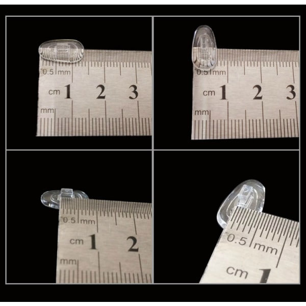 formet Push in # 2 silikone næsepuder 14 mm /~ 0,6 '' (10 par)