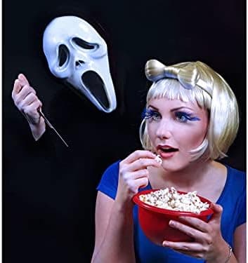 Halloween Scream Hood Kostyme Maske