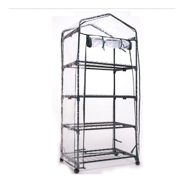 Växthusöverdrag 4 nivåer 160x69x49cm Hållbart växtskyddsskydd Anti insekt
