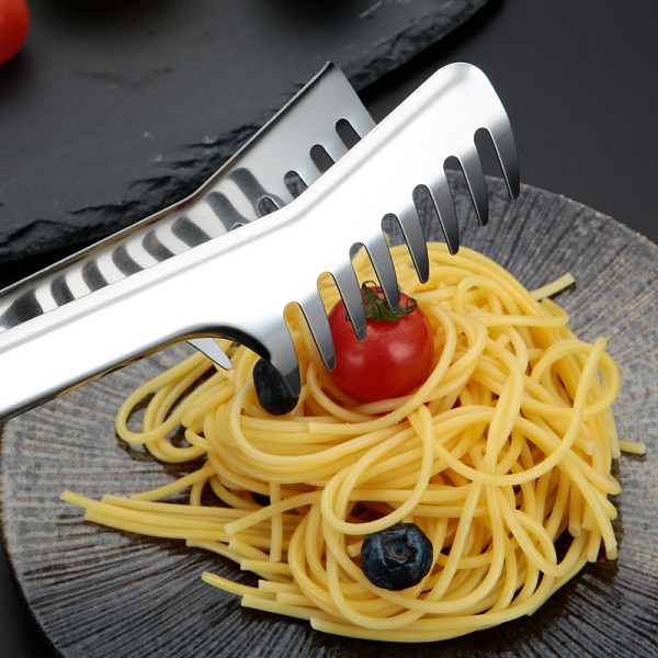 Silver Spaghetti Tång i Rostfritt Stål