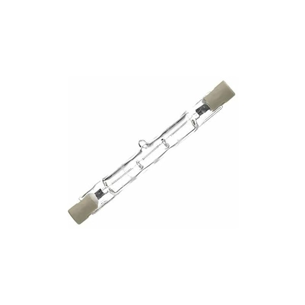 Sett med 8 R7S 118 mm Halogenpære 300 W med variabel intensitet AC220-240 V J118 Lineære halogenprojektorer for landskap, sikkerhet, lamper