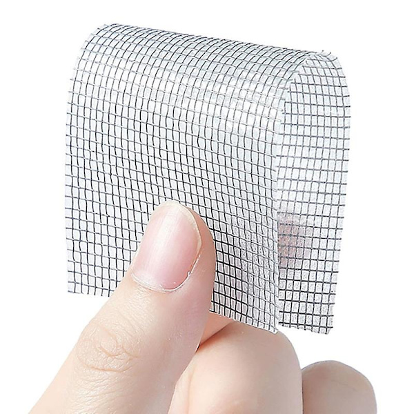 3 stk. myggenet reparationstape - myggenet reparationsplaster vindue reparation klæbemiddel myggenet reparationssæt 5 x 2m (hvid)