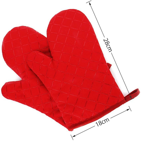 Premium ugnshandskar med halkfri yta (1 par) upp till 240°C - Extremt värmebeständiga silikongrillhandskar (gröna)