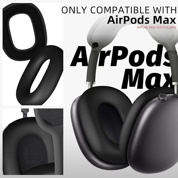 Trådløse Bluetooth-hodetelefoner, dyp bass og Hi-Fi-lyd, sammenleggbare over-ear-hodetelefoner, egnet for alle smarte enheter.(svart)