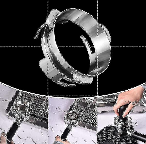 54mm aluminiumslegering roterende doseringstrakt passer til Breville1pcssilver