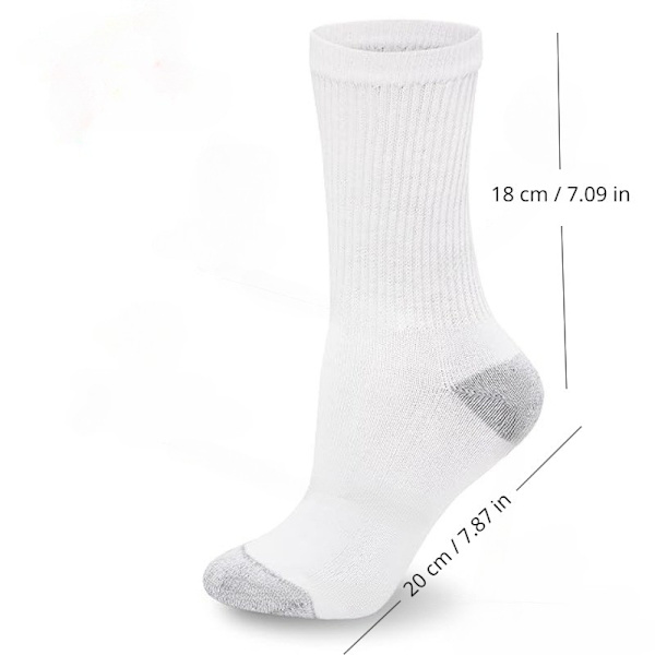 Damstrumpor med rund hals, 10-pack