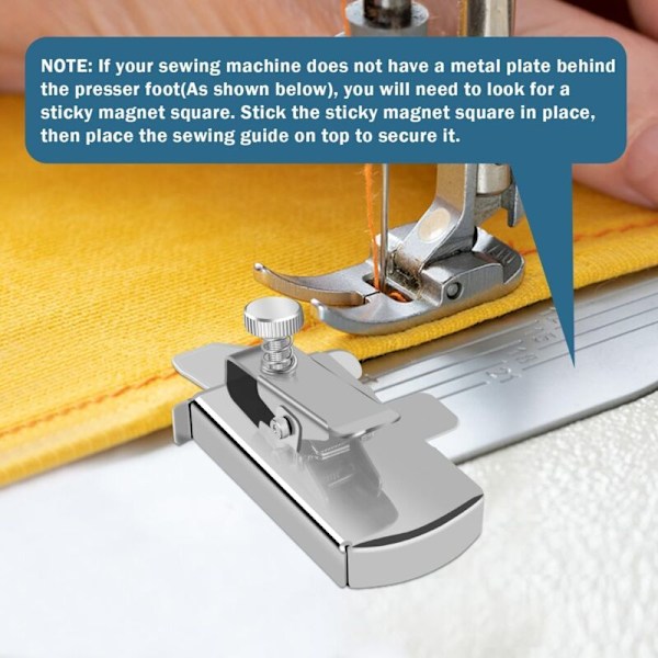 OUMAIFEng Magnetisk Sömnadsguide - Magnetisk Sömnadsguide - Konsultverktyg för symaskin - Sybehör för symaskin - Multifunktionell