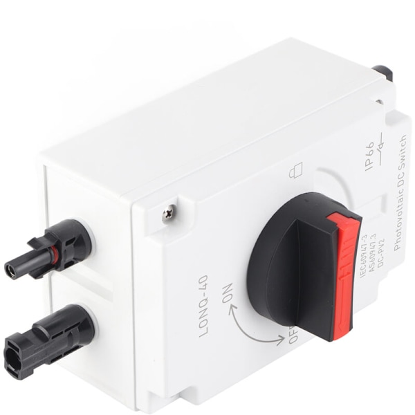DC aurinkosähkökytkin, vedenpitävä IP66-kytkin 1200 V DC 32 - 4p aurinkoenergia-matkailuautoon, suojaava f