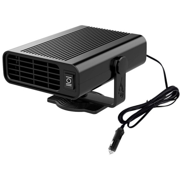 24 V 120 W bilvarmer, bærbar forrude, hurtig opvarmning og nedkøling, afrimning, dugfjernelse, vintervarme, 360° rotation til bil, lastbil, SUV