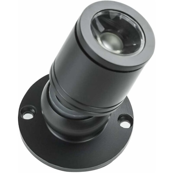 10 stk. (sort, varmt lys), downlight LED 1W mini spot indbygget med indbygget loft med pilot 100-265v ac til hus/smykkeskab/stue