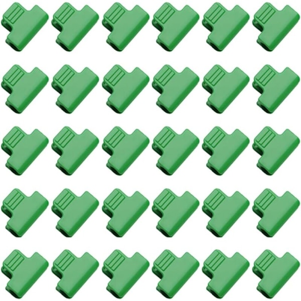16mm växthusklämmor, klämmor med växthuseffekt täckningsklämma paket 30