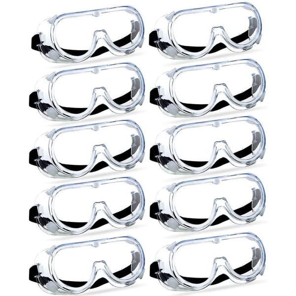 Anti-dug beskyttelsesbriller 10 stk
