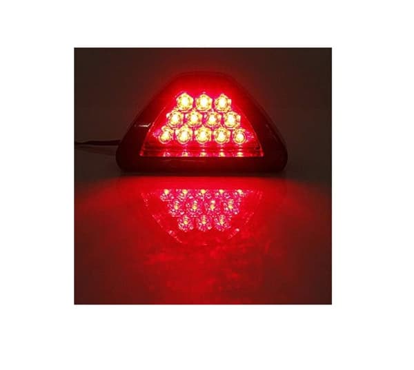 Hvit bakre bremselys, 12V Universal 12 LED 3. bremselys, Strobe bakre tåkelys, hvitt lys og