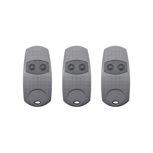 (6.5x3x1cm) 3 Delar Portabel Portar Topp432ee, Originalförpackning Fast Kodfrekvens 432 MHz, Universell Fjärrkontroll för Garageport