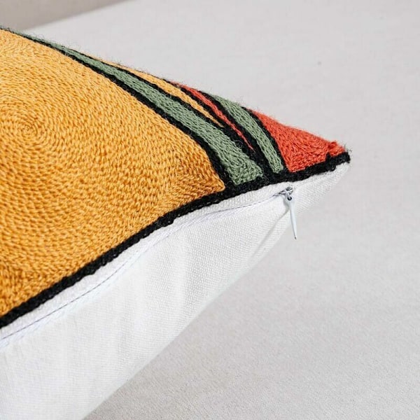 Parti med 4 Picasso pudebetræk 45x45 cm Bomuldslinned broderede puder Hynder Sofa Skandinavisk Seng Senge Design Lænestol Abstrakt Vintage Fac