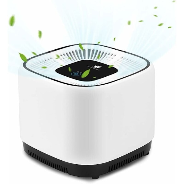 Luftrenser med ægte HEPA-filter, 20m³ 99,97% filtreringsydelse mod lugt/støv/pollen/røgfilter, steriliseringsfunktioner (Luftrenser)