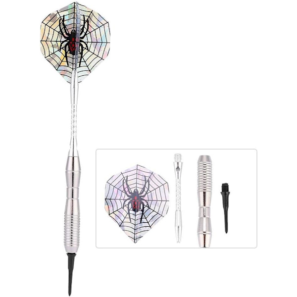 3 stk. stålpile, 3,5 cm mål kastepile nålesæt til dartboard