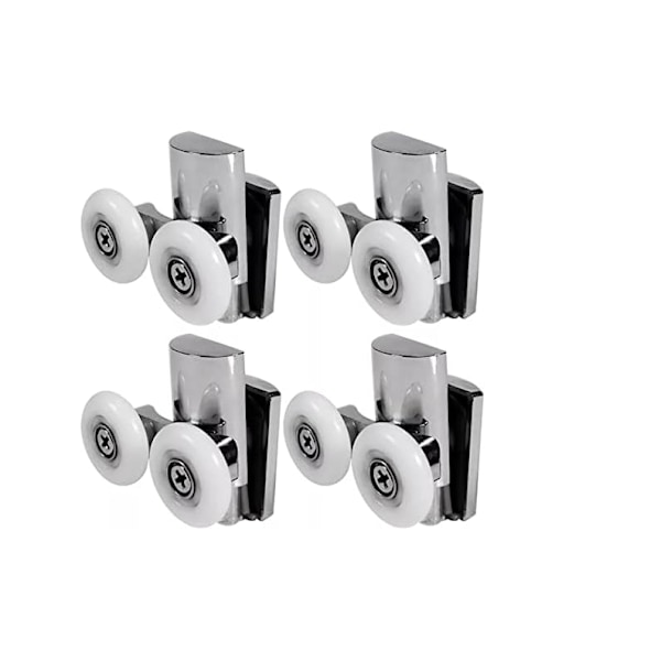 Dusjrull, 23mm ruller for øvre eller nedre dusjdører, skyvedusjrull for glassdører i dusjkabinett