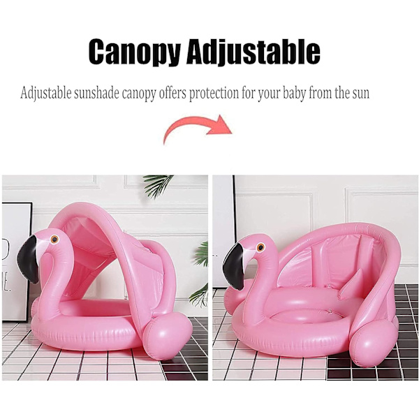 Baby Pool Seat, Baby Swim Ring, Uppblåsbar Simring, Baby Pool Float för Barn 6-36 Månader, Uppblåsbar Boj, Barn Simutrustning…
