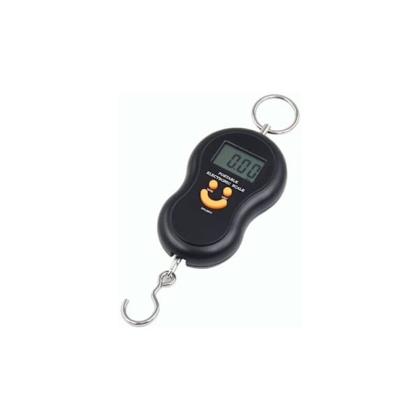 Digital krokvekt for fiske, kofferter, pakker etc. Opptil 50 kg Guazhuni (Svart)