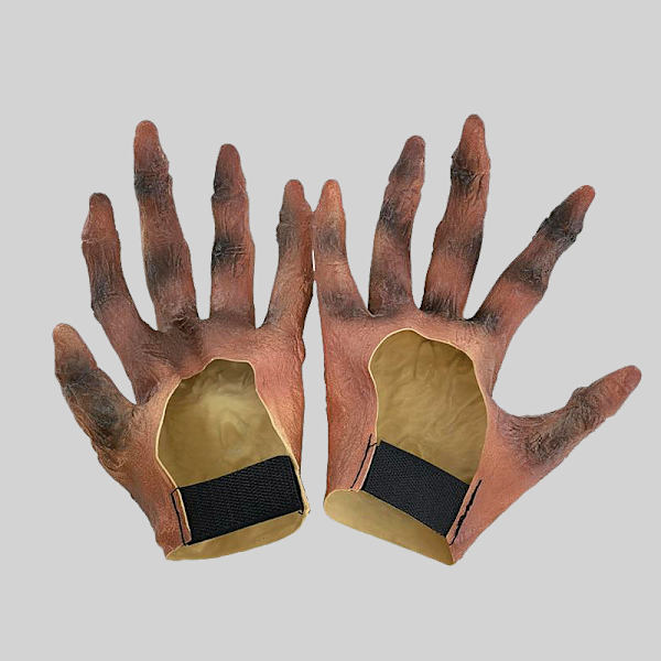 Pelottavat Halloween-asu -hansikkaat, naamiaisasu, hahmo, hirviö, pirun kynsi -hansikkaat