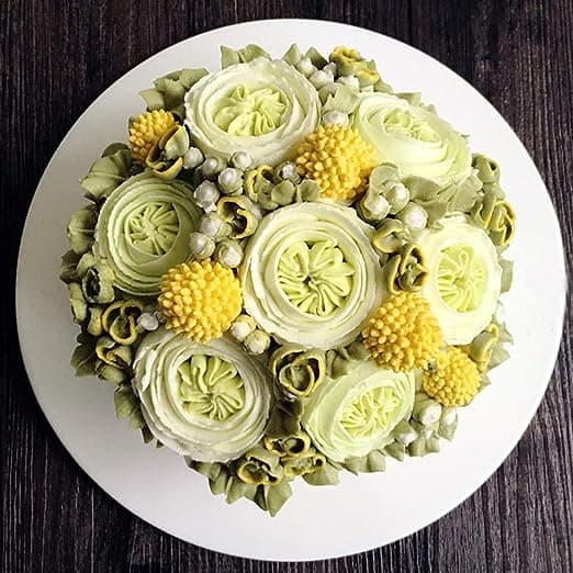 3 stk Austin Rose konditortips, rustfrie stål blomsterblad tips for kakedekorering