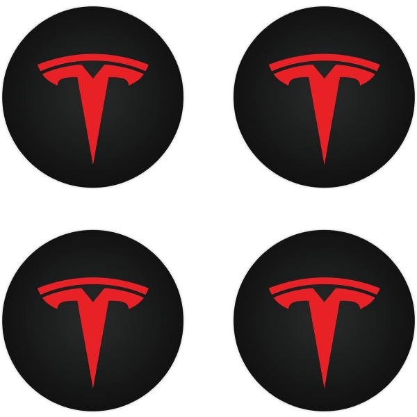 Center Cap (4st) för Tesla Model Y Model 3 Modifiering Navkapsel (