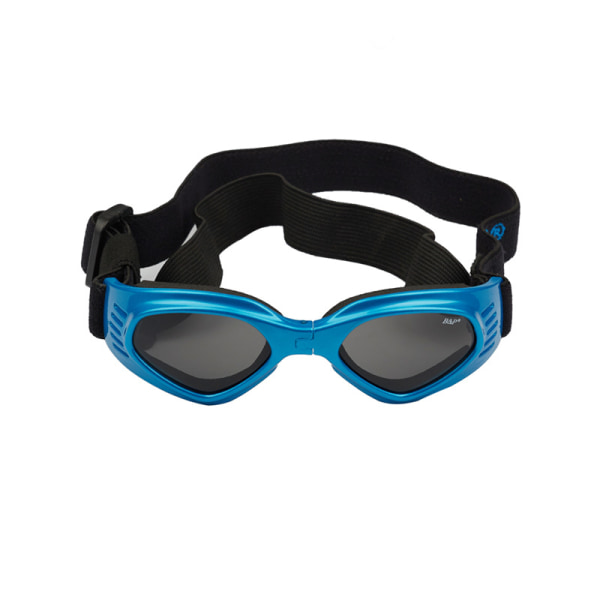 Hundesolbriller Pet Goggles Vandtætte UV-beskyttelsessolbriller（bl