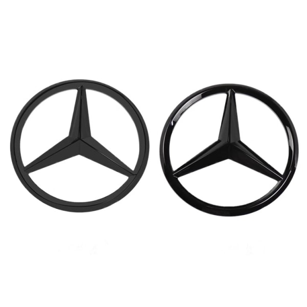Velegnet til Mercedes-Benz midtergitter foran stort logo modificeret ABCE-klasse bagagerumsbilmærke GLCGLB uden adskillelse, dækning og indsættelse (glans)