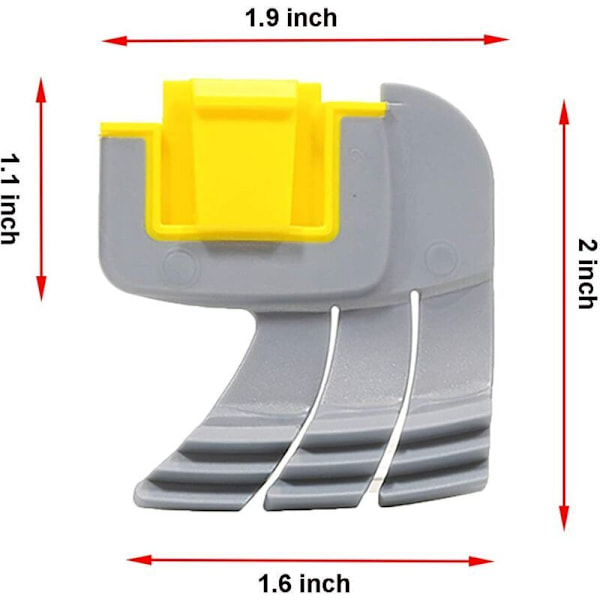 Pakke med 4 Cyclone Scrub børster R0714400 til Zodiac MX8 Elite robotpoolrenser