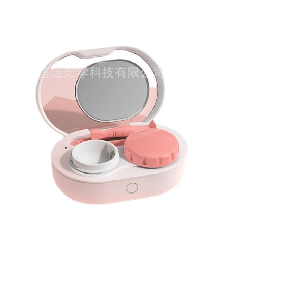 Rengöringsmaskin för kontaktlinser, tyst och ljudlös, med USB laddare, lämplig för bearbetning av mjuka linser, kontaktlinser, färgade linser, OK-linser