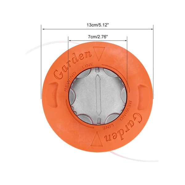 M10x1.25mm Trimmerhode for gresstrimmer, tykt aluminiumshode for gresstrimmer