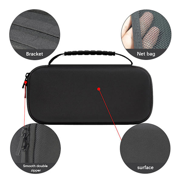 Blå Switch Lite hte opbevaringspose bærbar anti-drop beskyttelsestaske plus hård håndtaske opbevaringsboks til rejsetransporttaske