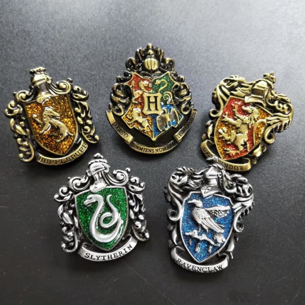Harry Potter - Hogwarts Houses Pins Four Schools of Magic Logo