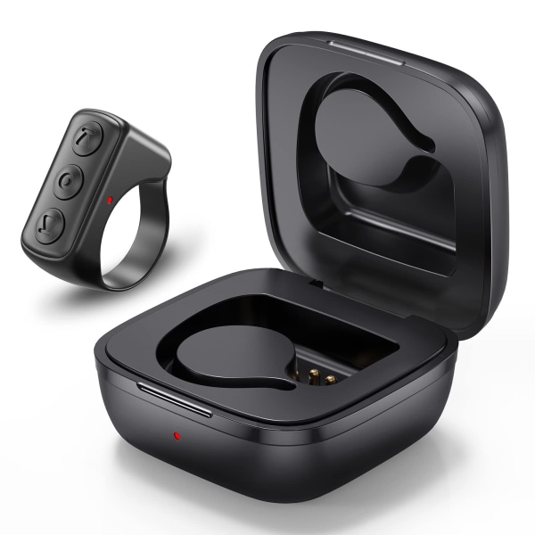 Bluetooth Scroll Ring - Trådlös fjärrkontroll för kamera (Svart)