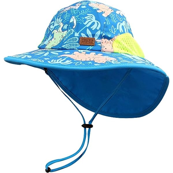 Lämplig för åldrarna 2-6 år - Baby Sommarhattar Flicka Pojke Barn Mössa UV-skydd Solhatt för Småbarn Strand Vandring Mössa