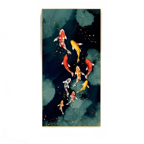 Kala olohuone riippuva maalaus käytävä koristemaalaus ydin seinämaalaus koristemaalaus kehyksetön kangasmaalaus ydin