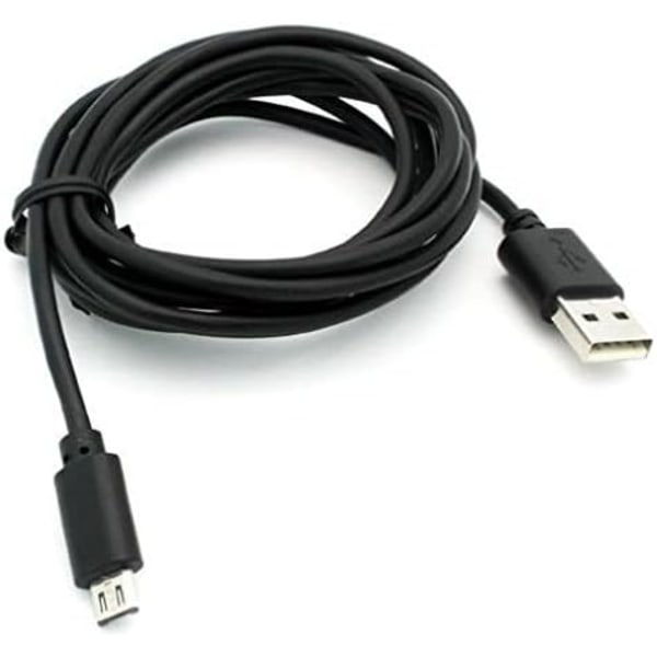 Micro USB Opladningskabel Opladningsledning til PS4 Trådløs Controller Sort