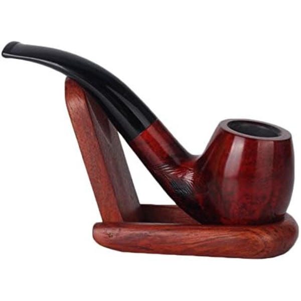 2 st trä hopfällbart cigarrpipsställ i trä