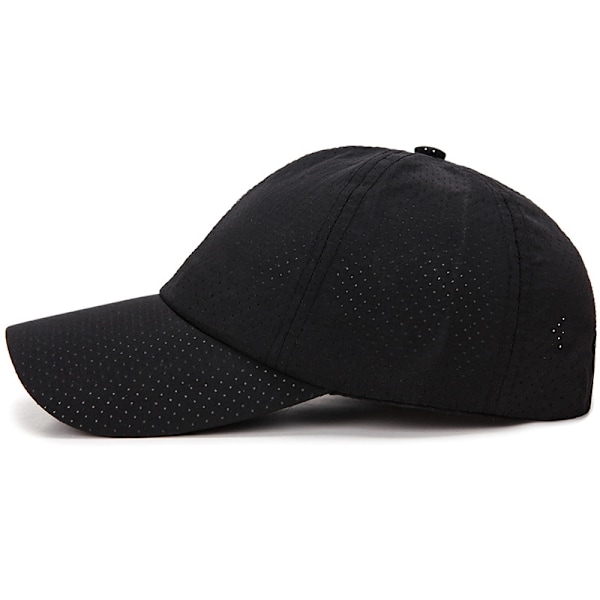 Baseball- og softballcaps, svart, bomull, unisex