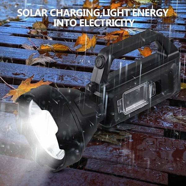 Svart golvfackla 889 Solar