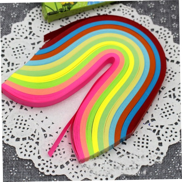 Fargede papir origami stjerner brettepapir