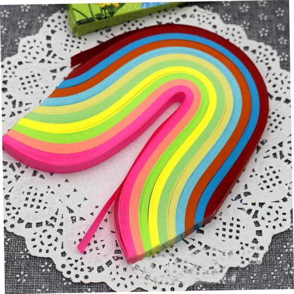 Farvede papirfoldestjerner origami Farvet papir origami stjerner foldning papir