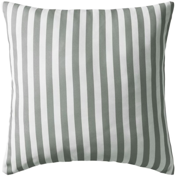 Utomhuskudde Set om 2 Sharing tryck 45 x 45 cm grå